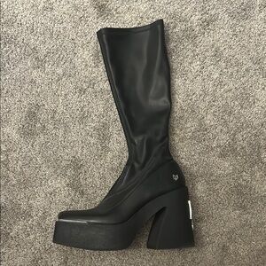 Naked Wolfe Platform Knee-High Boots
